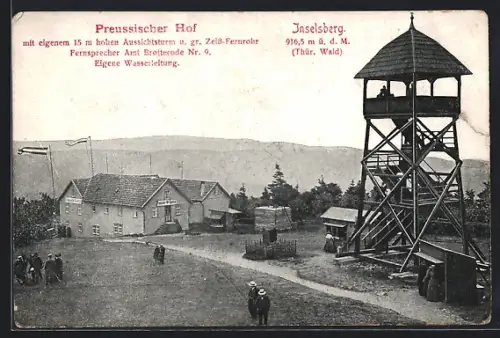 AK Brotterode, Inselsberg, Preussischer Hof
