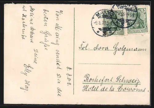 AK Mainz, Theater mit Strassenpartie