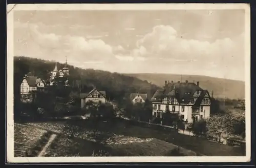 AK Hofheim a. T., Wohnhäuser aus der Vogelschau