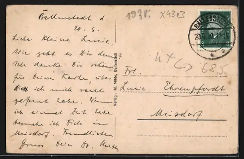 AK Ballenstedt, Schloss vom See aus