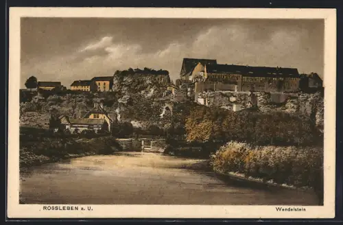 AK Rossleben a. U., Blick auf den Wendelstein