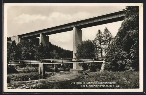 AK Siebenlehn, grösste Reichsautobahnbrücke