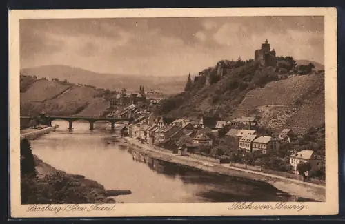 AK Saarburg, Blick vom Beurig auf den Ort