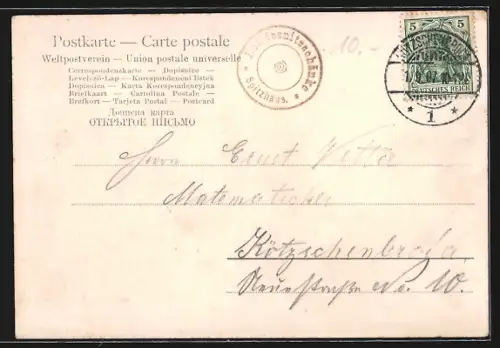 AK Oberlössnitz, Blick auf das Spitzhaus