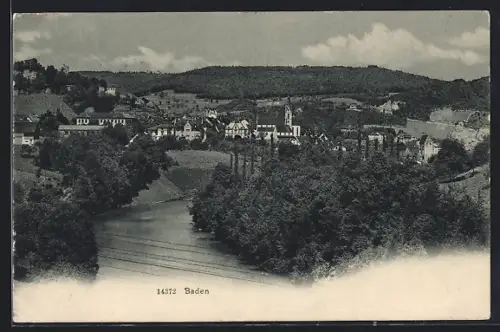AK Baden, Ortsansicht aus dem Grünen