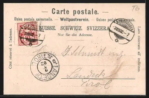 AK Romanshorn, Blick auf das Inseli