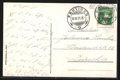 AK Thun, Panorama mit Flusspartie