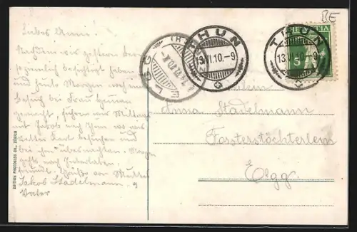 AK Thun, Dampfer verlässt den Hafen