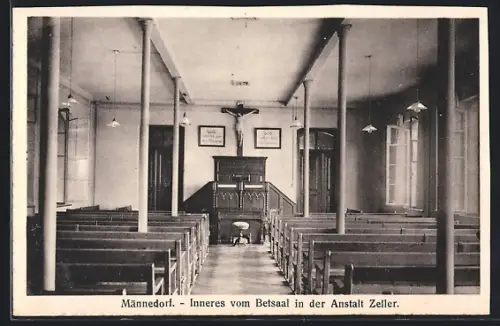 AK Männedorf, Anstalt Zeller, Inneres des Betsaals