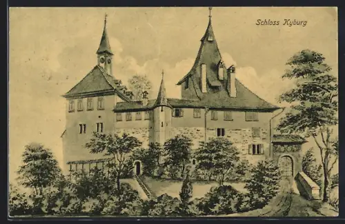 AK Kyburg, Ansicht vom Schloss Kyburg