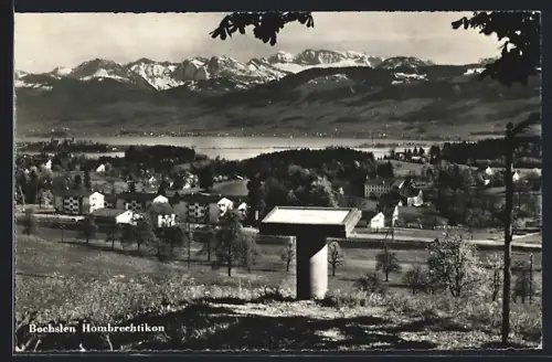 AK Hombrechtikon, Bochslen, Blick auf den Ort