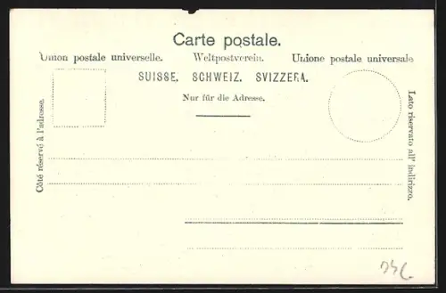 AK Kandersteg, Gesamtansicht mit Alpenpanorama