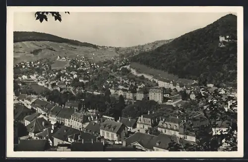 AK Baden, Gesamtansicht mit Hinterland