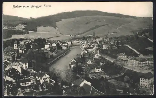 AK Baden, Ausblick vom Brugger Turm