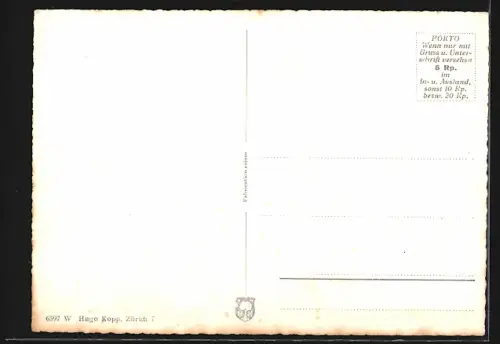 AK Leuggern /Aarg., Teilansicht mit Kirche
