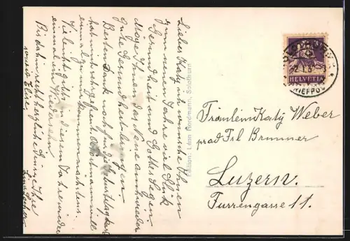 AK Solothurn, Gesamtansicht mit Kirche