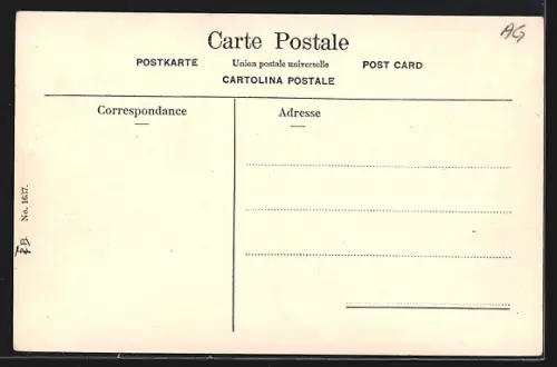 AK Baden, Teilansicht mit Kirche