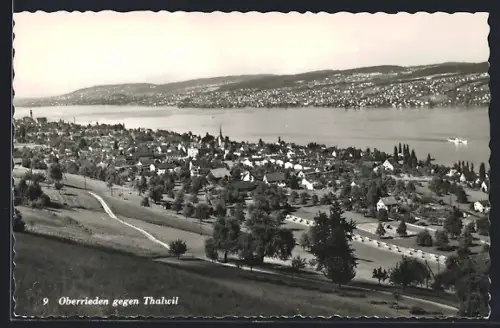 AK Oberrieden, Teilansicht gegen Thalwil