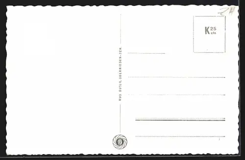 AK Oberrieden, Teilansicht gegen Thalwil