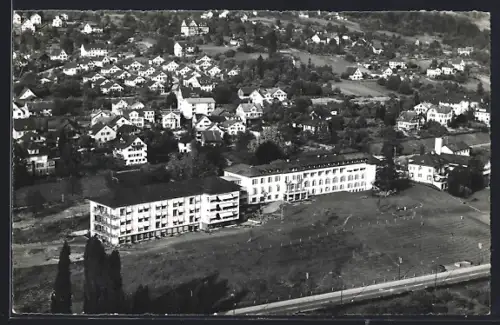 AK Männedorf, Kreisspital, Fliegeraufnahme
