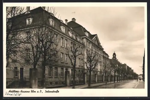 AK Ulm a. D., Artillerie-Kaserne in der Sedanstrasse