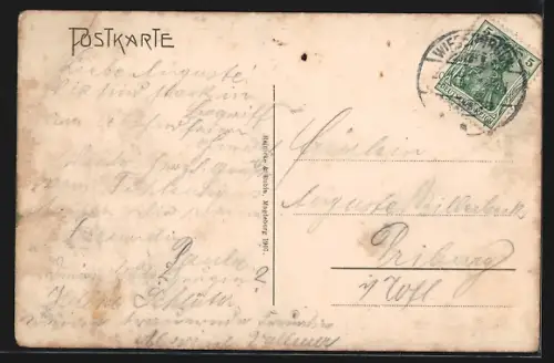 AK Wiedenbrück, Markt mit Rathaus