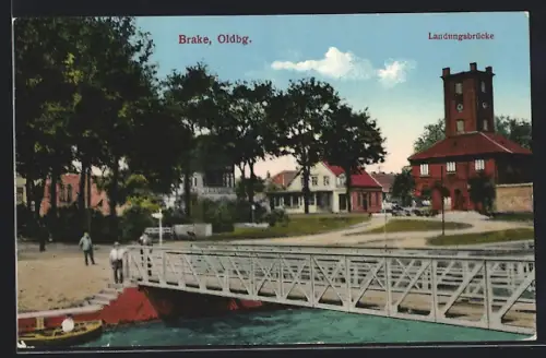 AK Brake /Oldbg., Landungsbrücke