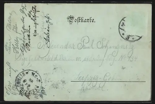 AK Coblenz, Teilansicht mit Provinzial-Denkmal Kaiser Wilhelm I.