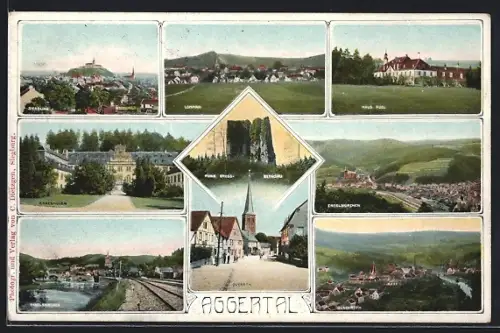 AK Overath, Gesamtansicht, Kirche Overath, Siegburg, Engelskirchen