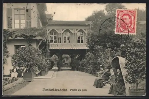 AK Mondorf-les-Bains, Partie du parc