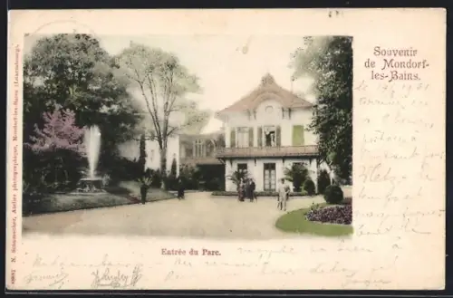 AK Mondorf-les-Bains, Entrée du Parc