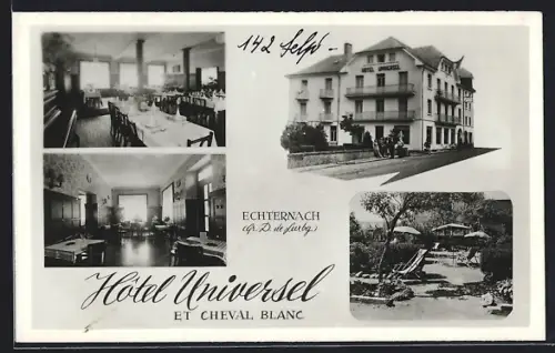 AK Echternach, Hotel Universel et Cheval Blanc