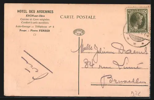 AK Esch-sur-Sûre, Vue Générale