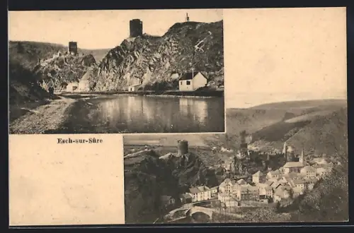 AK Esch-sur-Sûre, Vue Générale