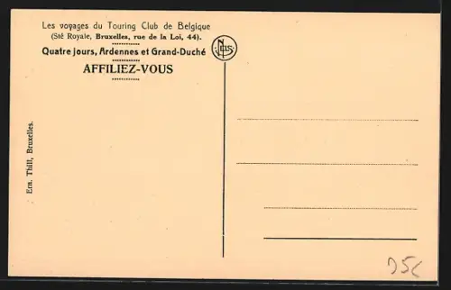 AK Esch s. Sûre, Vue sur les Ruines