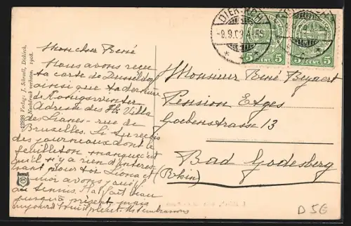 AK Diekirch, Blick auf die Pfarrkirche