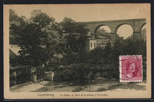 AK Luxembourg, La Viaduc et la plateau d`Altmünster