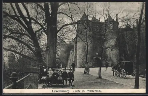 AK Luxembourg, Porte du Pfaffenthal, Burgeingang