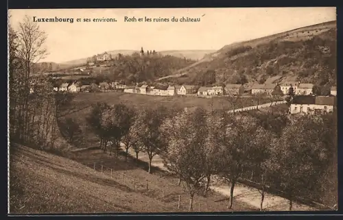 AK Roth, Vue partielle avec les ruines du château