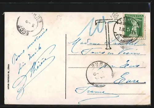 AK Rapperswil, Marktplatz mit Burg