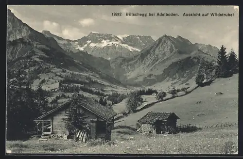 AK Adelboden, Bütschegg mit Wildstrubel