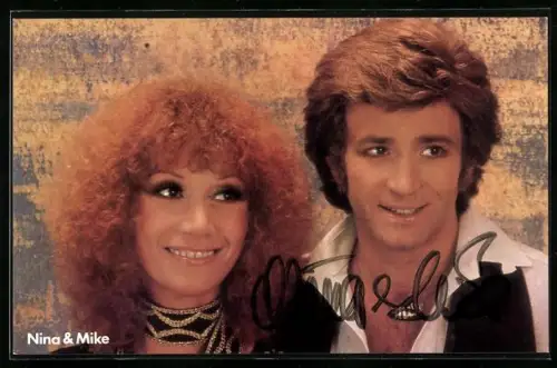AK Musiker-Duo Nina und Mike im Portrait, Autograph