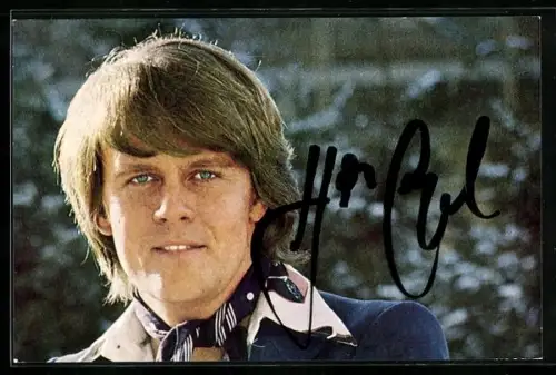 AK Sänger Howard Carpendale schaut in die Kamera, Autograph