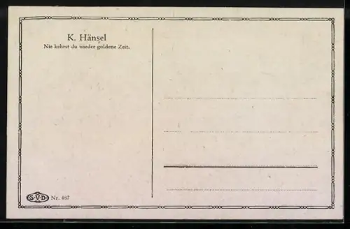 AK Mann mit Gitarre und zwei Frauen auf Boot