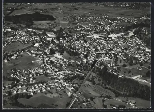 AK Rüti /ZH, Gesamtansicht vom Flugzeug aus