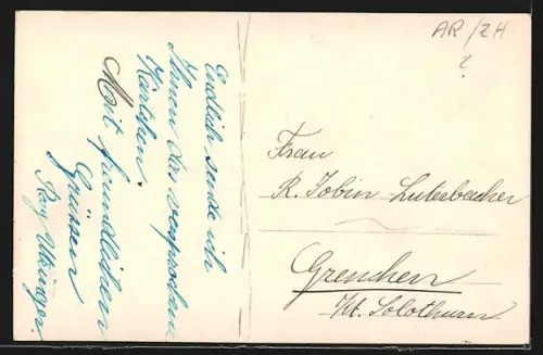 AK Wald /ZH, Ortsansicht mit Kirche