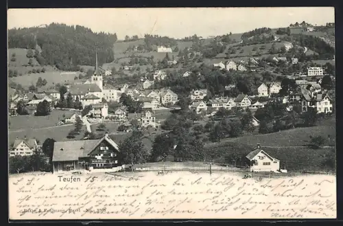 AK Teufen, Gesamtansicht aus der Vogelschau