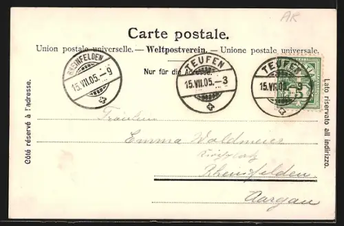 AK Teufen, Gesamtansicht aus der Vogelschau