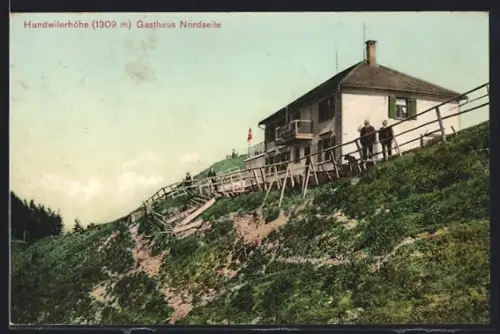 AK Urnäsch, Hundwilerhöhe, Gasthaus Nordseite