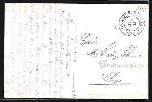 AK Lohn /GR, Ortsansicht im Schnee